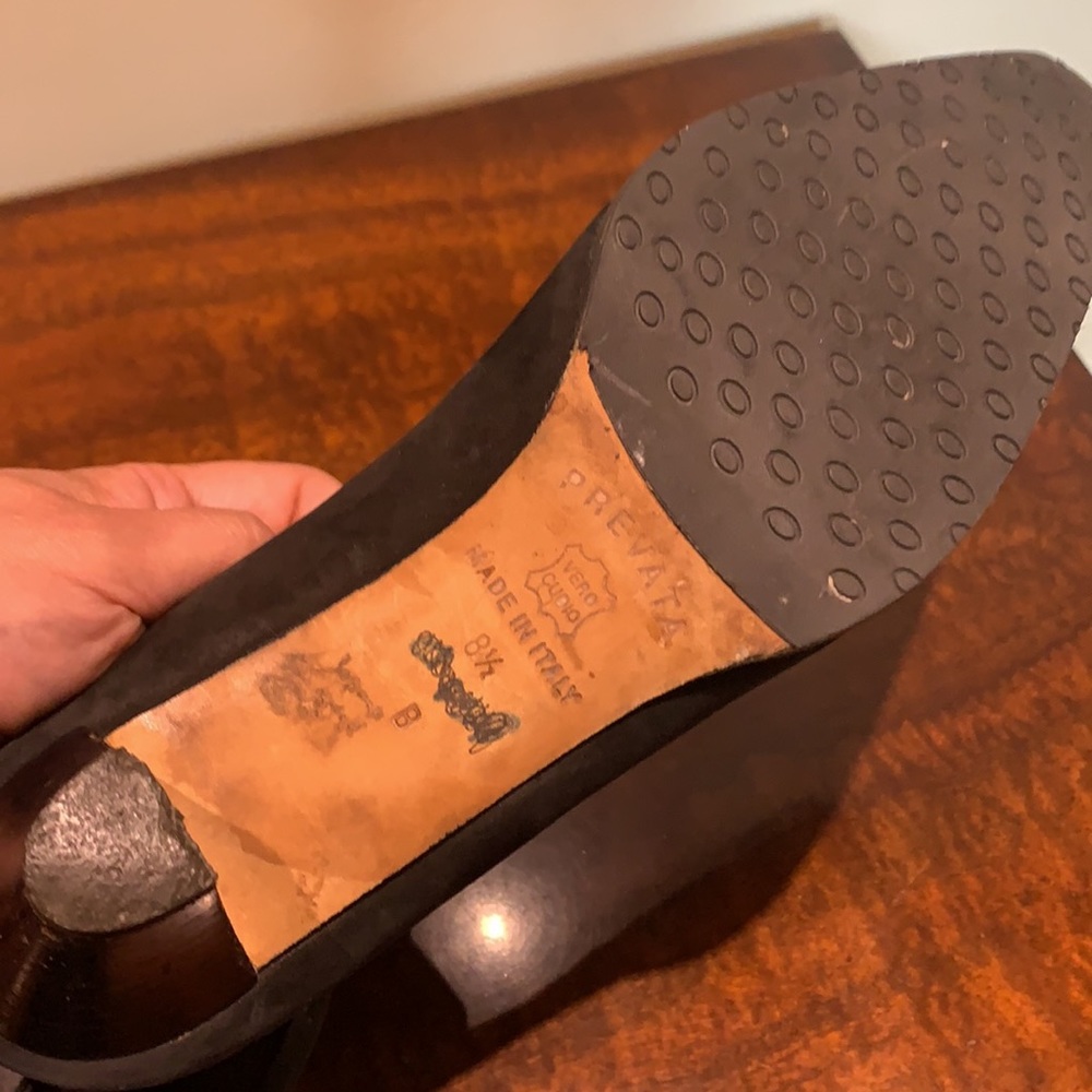 Prevata Black Suede Pumps - Picture 5 of 5